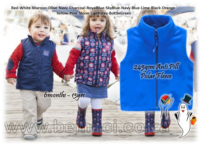 Children's Kids Bodywarmers, sleeveless Jackets